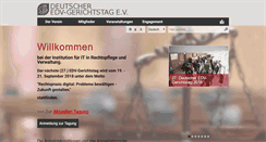 Desktop Screenshot of edvgt.de